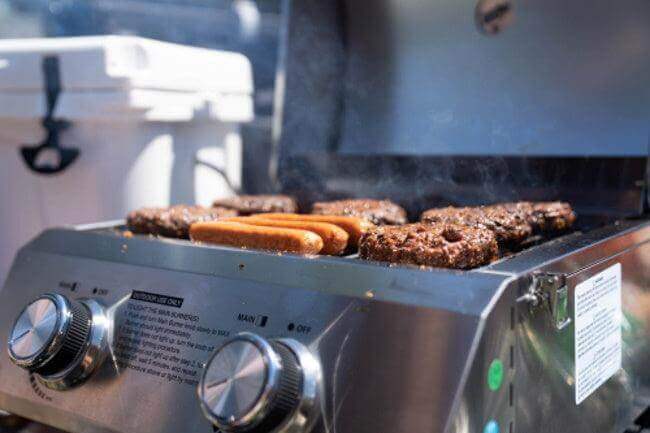 Stainless Tabletop Propane Gas Grill | 13742