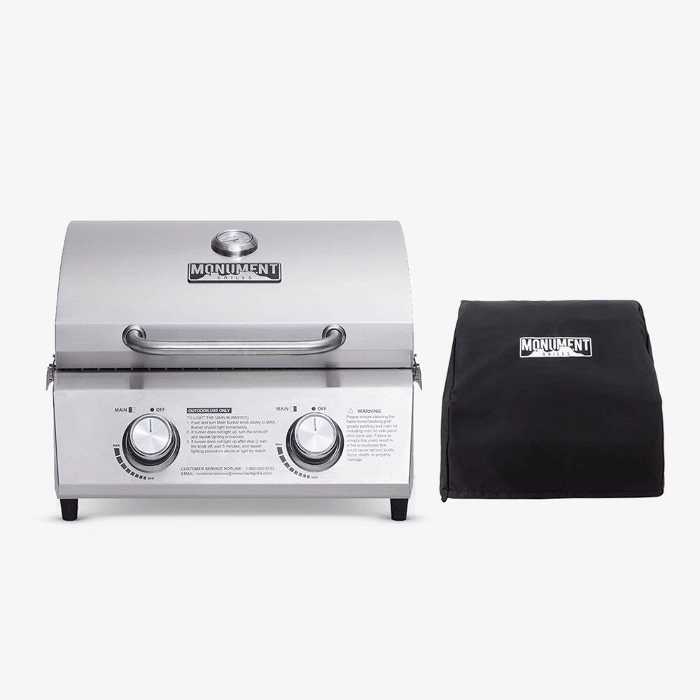 Stainless Tabletop Propane Gas Grill | 13742