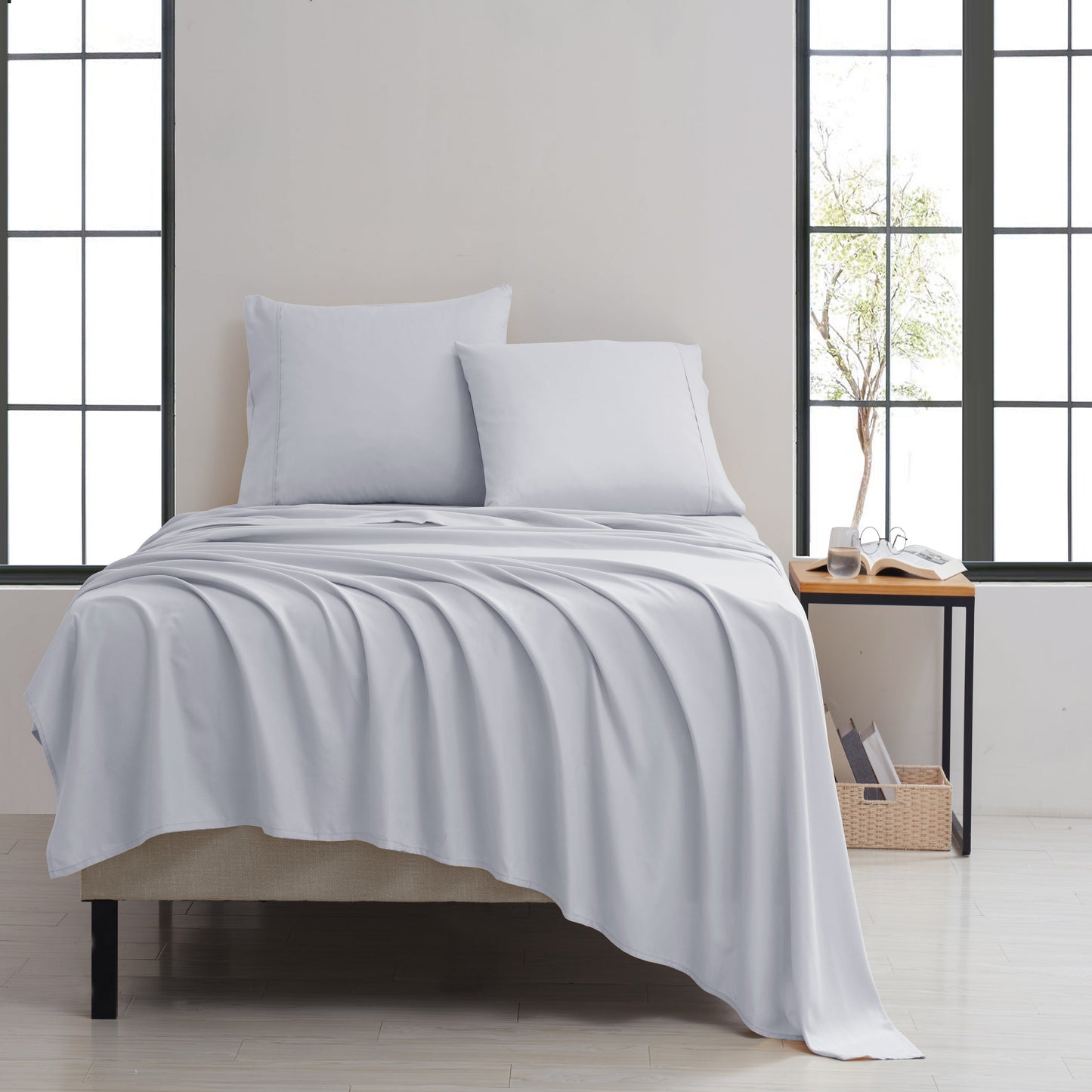 Kathy Ireland Twill Weave Luxury 4-Piece Sheet Set