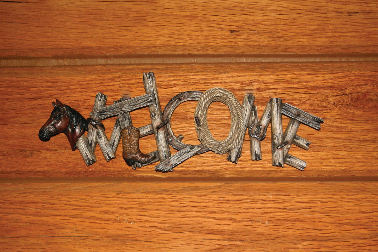 Welcome Plaque-Western