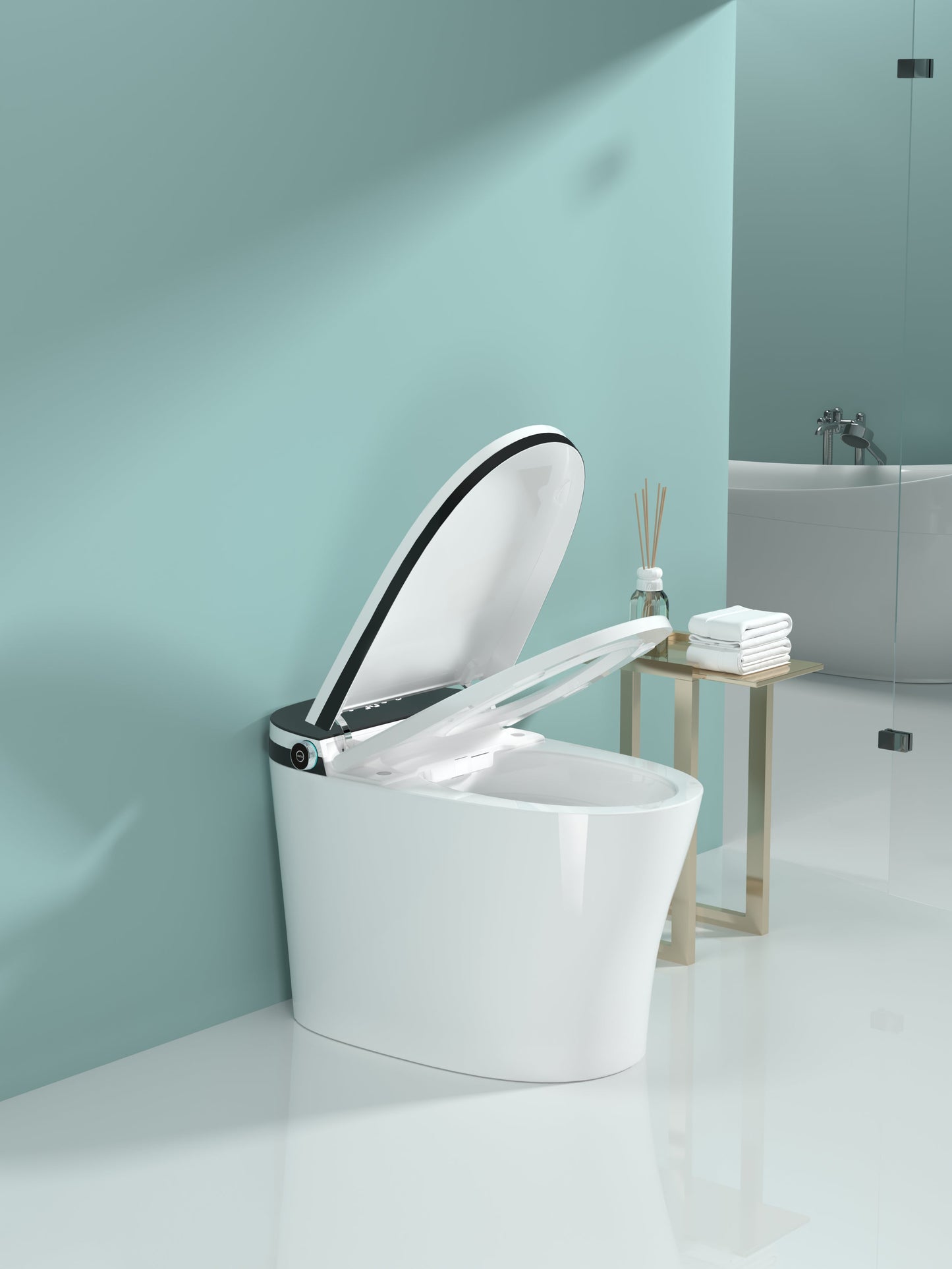 Smart Toilet with Bidet Built-in
