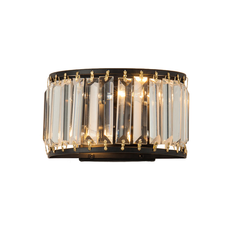 Introducing Chloe's Dazzling Duos: Modern Black Crystal Wall Sconce