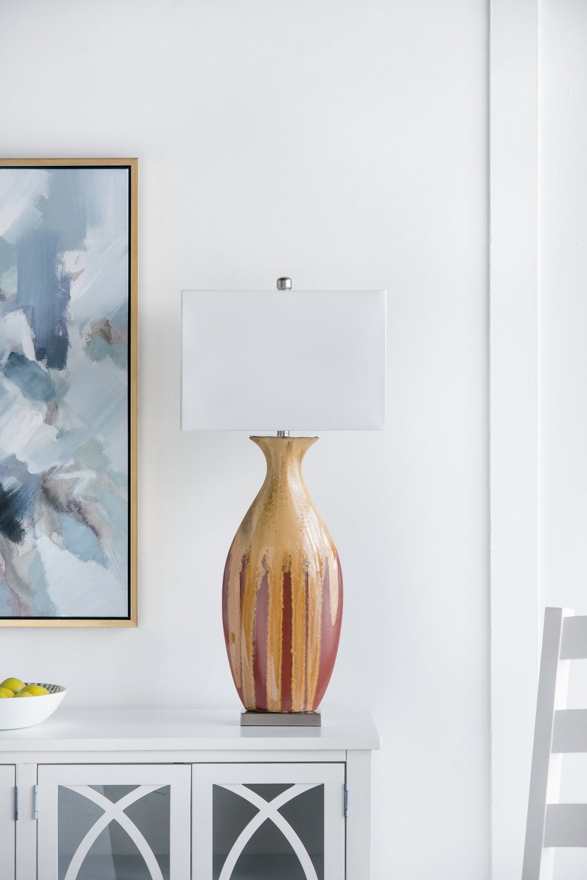 16x10.5x36" Ceramic Table Lamp