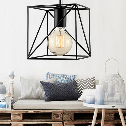 Emersyn Your Space with Exposed Beauty: The Wire Frame Semi-Flush Ceiling Light