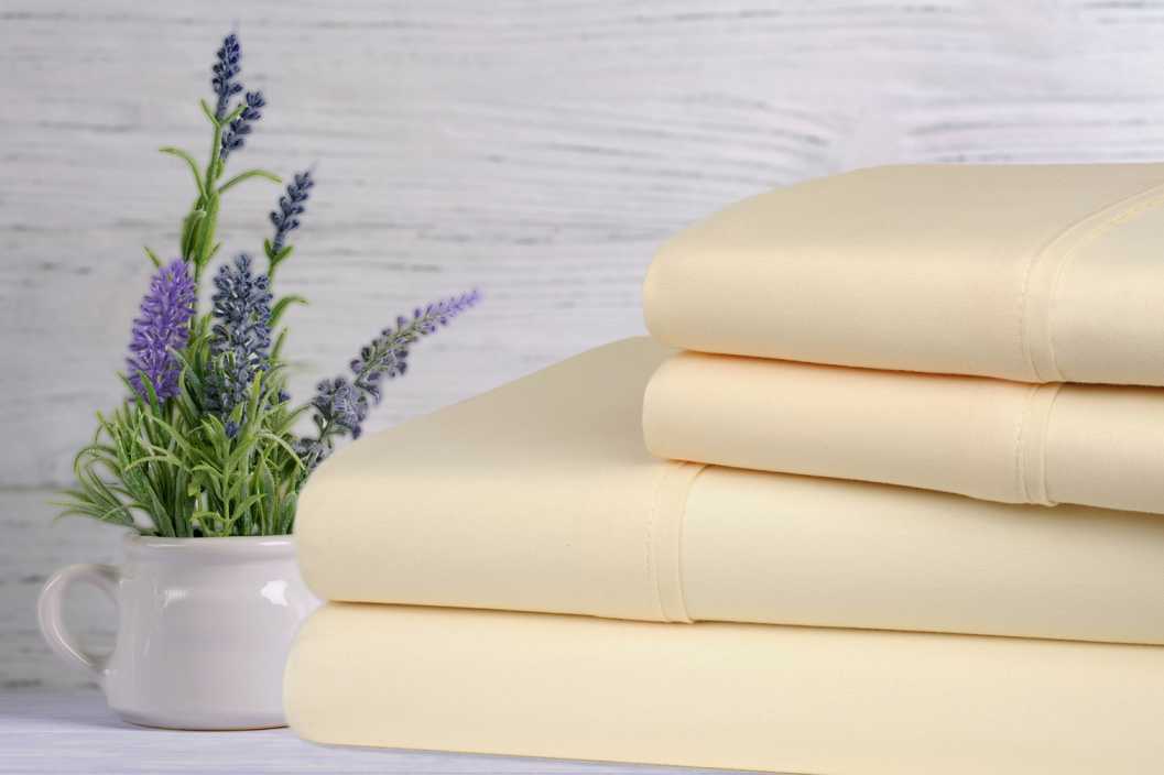 Bamboo Lavender Infused Scented 4-Piece Sheet Set