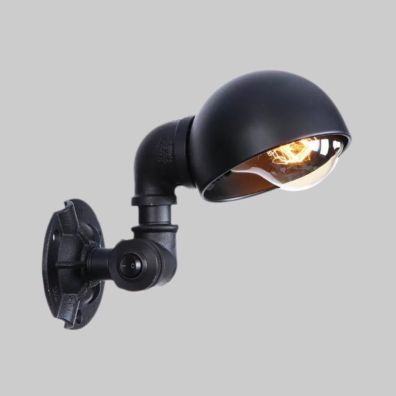 Aria Industrial Chic Sconce: Vintage Charm with Modern Versatility