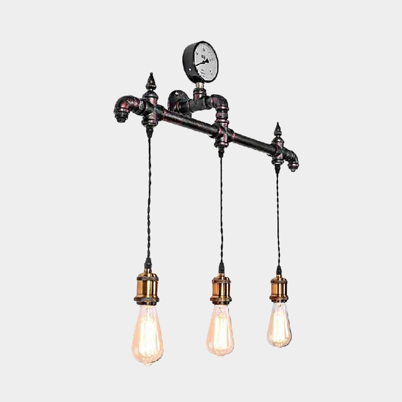 Ezra's Industrial Sconce: Rustic Flair & Warm Illumination