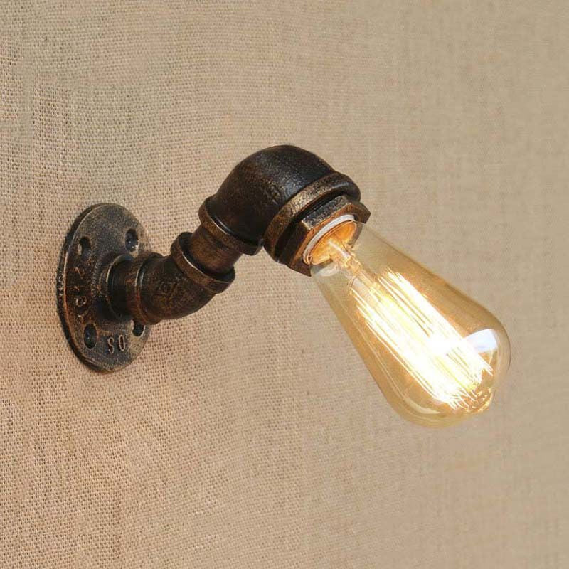 William's Industrial Wall Sconce - Rustic Charm for Any Space