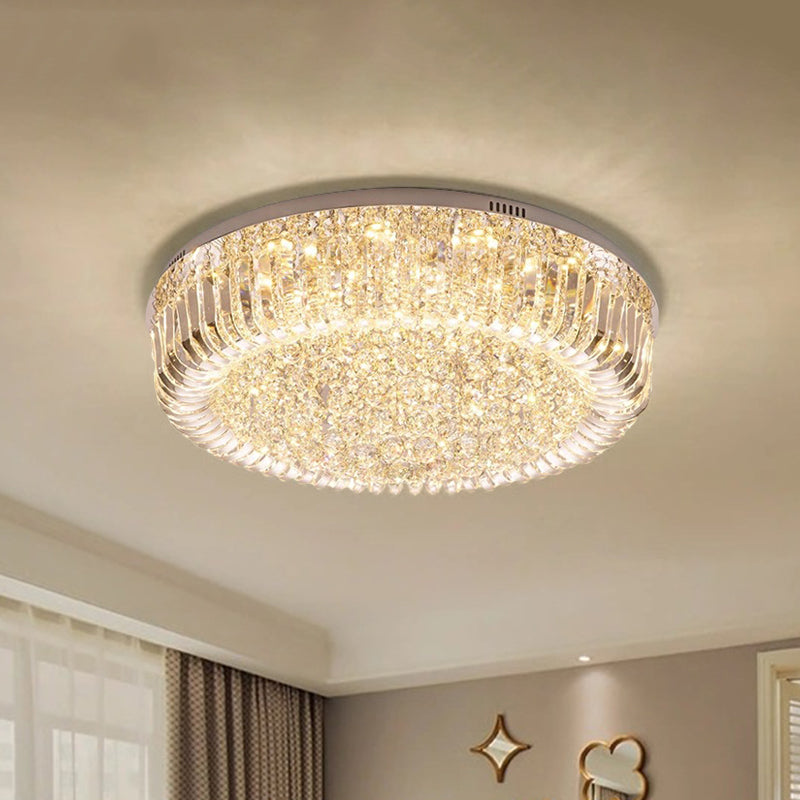 Layla Modern Gold LED Crystal Chandelier