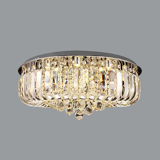 Layla Modern Gold LED Crystal Chandelier