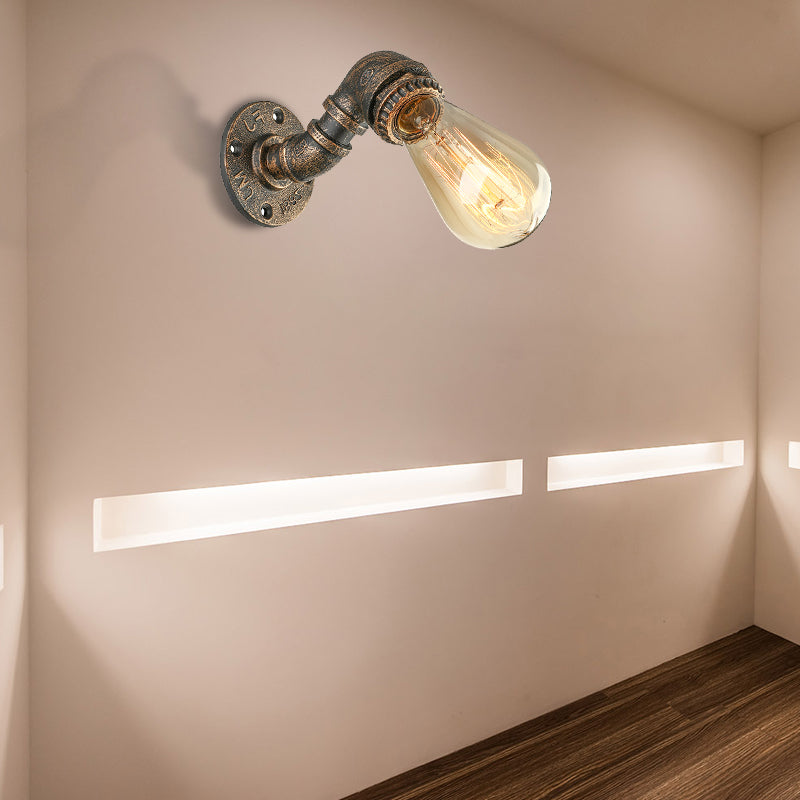 William's Industrial Wall Sconce - Rustic Charm for Any Space