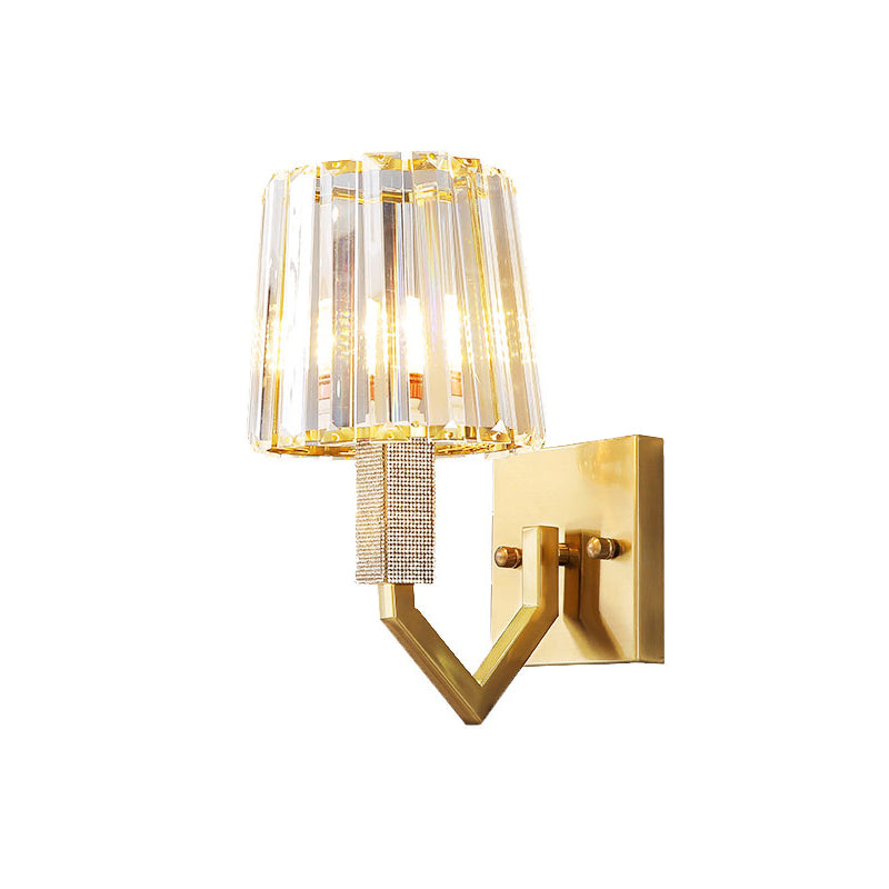 Isabella's Postmodern Crystal Prism Wall Sconce - Modern Elegance