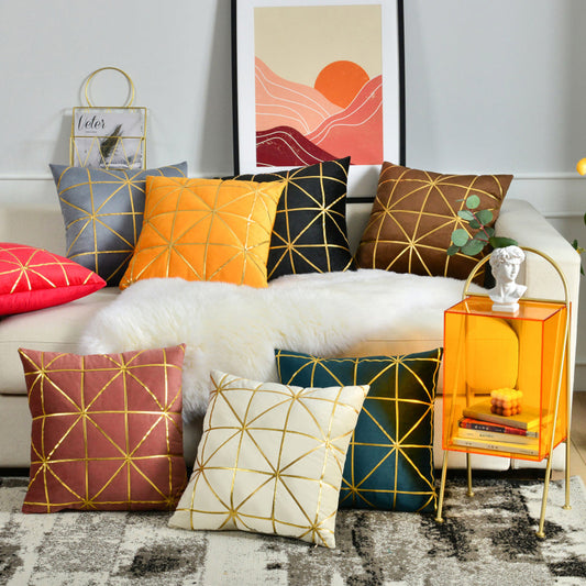 Square Fabric Decorative Throw  Pillow cover and insert size 18"x18"