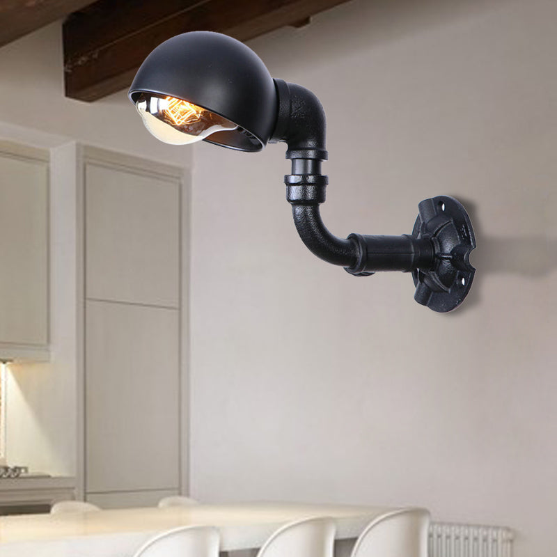 Aria Industrial Chic Sconce: Vintage Charm with Modern Versatility