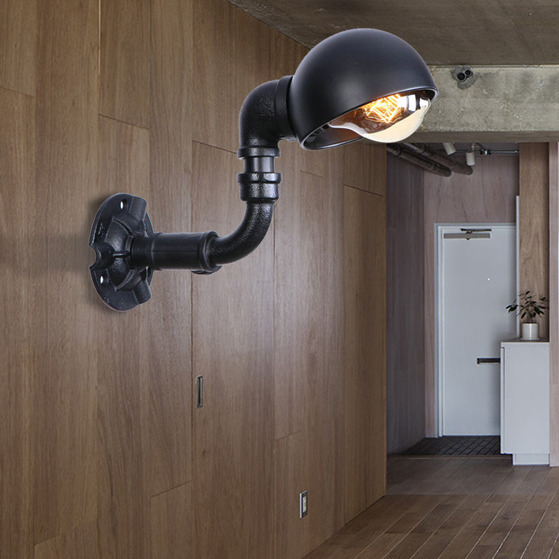 Aria Industrial Chic Sconce: Vintage Charm with Modern Versatility