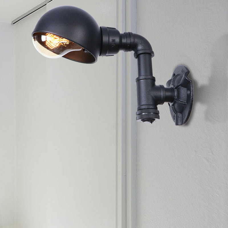 Aria Industrial Chic Sconce: Vintage Charm with Modern Versatility