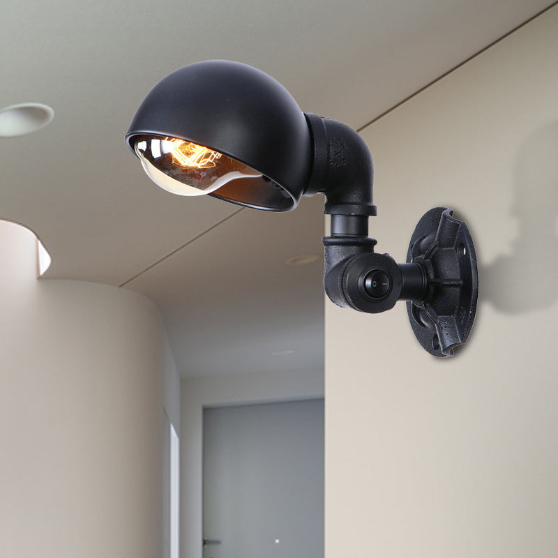 Aria Industrial Chic Sconce: Vintage Charm with Modern Versatility