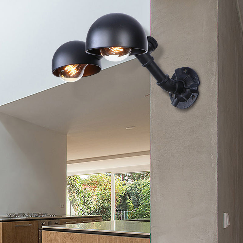 Embrace Industrial Charm: The Vintage Bowl Shade Wall Sconce