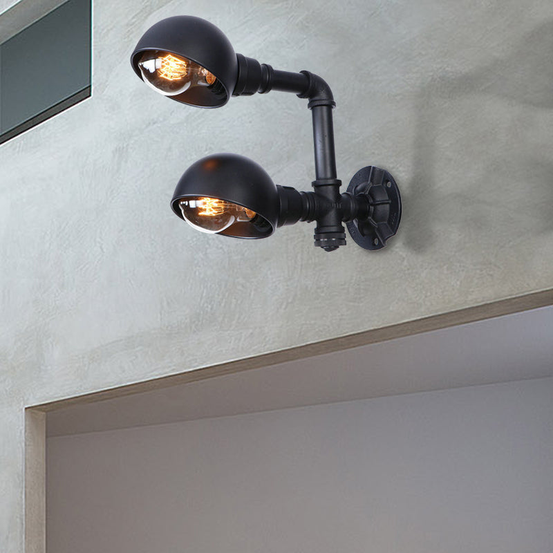 Embrace Industrial Charm: The Vintage Bowl Shade Wall Sconce