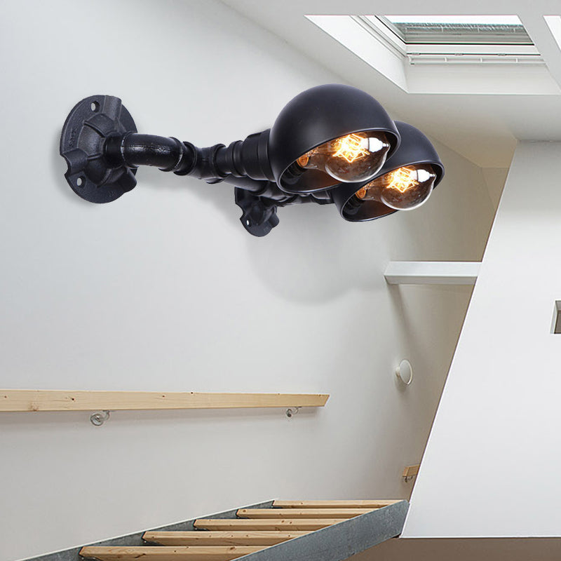 Embrace Industrial Charm: The Vintage Bowl Shade Wall Sconce
