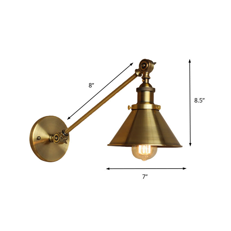 Clara's Industrial Wall Sconce: Vintage Charm Meets Modern Functionality