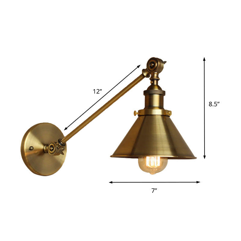 Clara's Industrial Wall Sconce: Vintage Charm Meets Modern Functionality