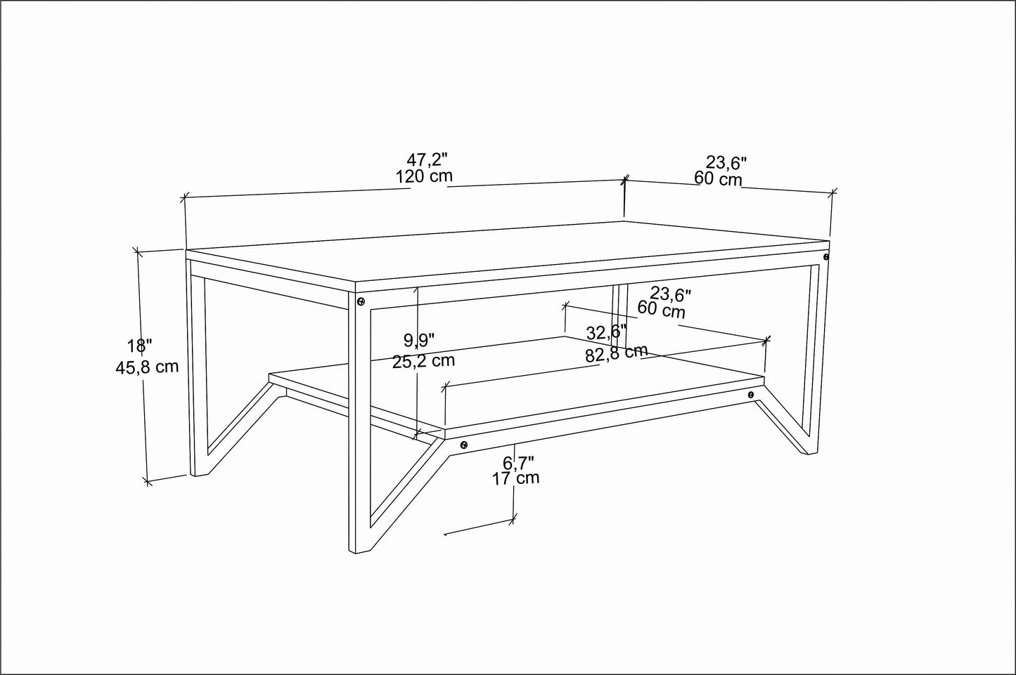 Flora & Zenas Living Room Table Set
