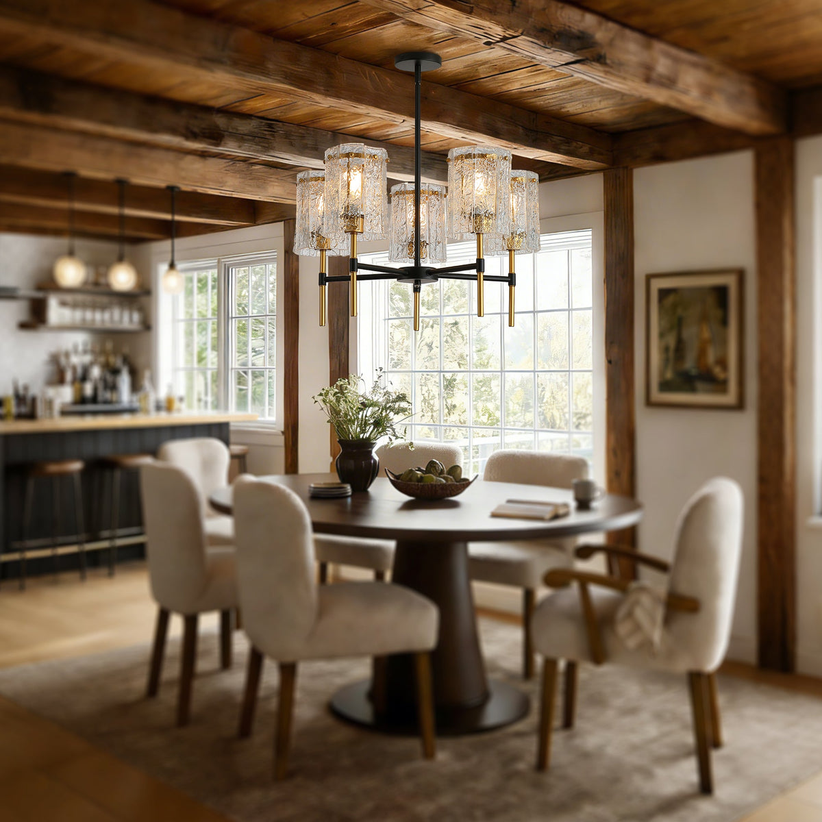 Modern 5-Light Chandelier
