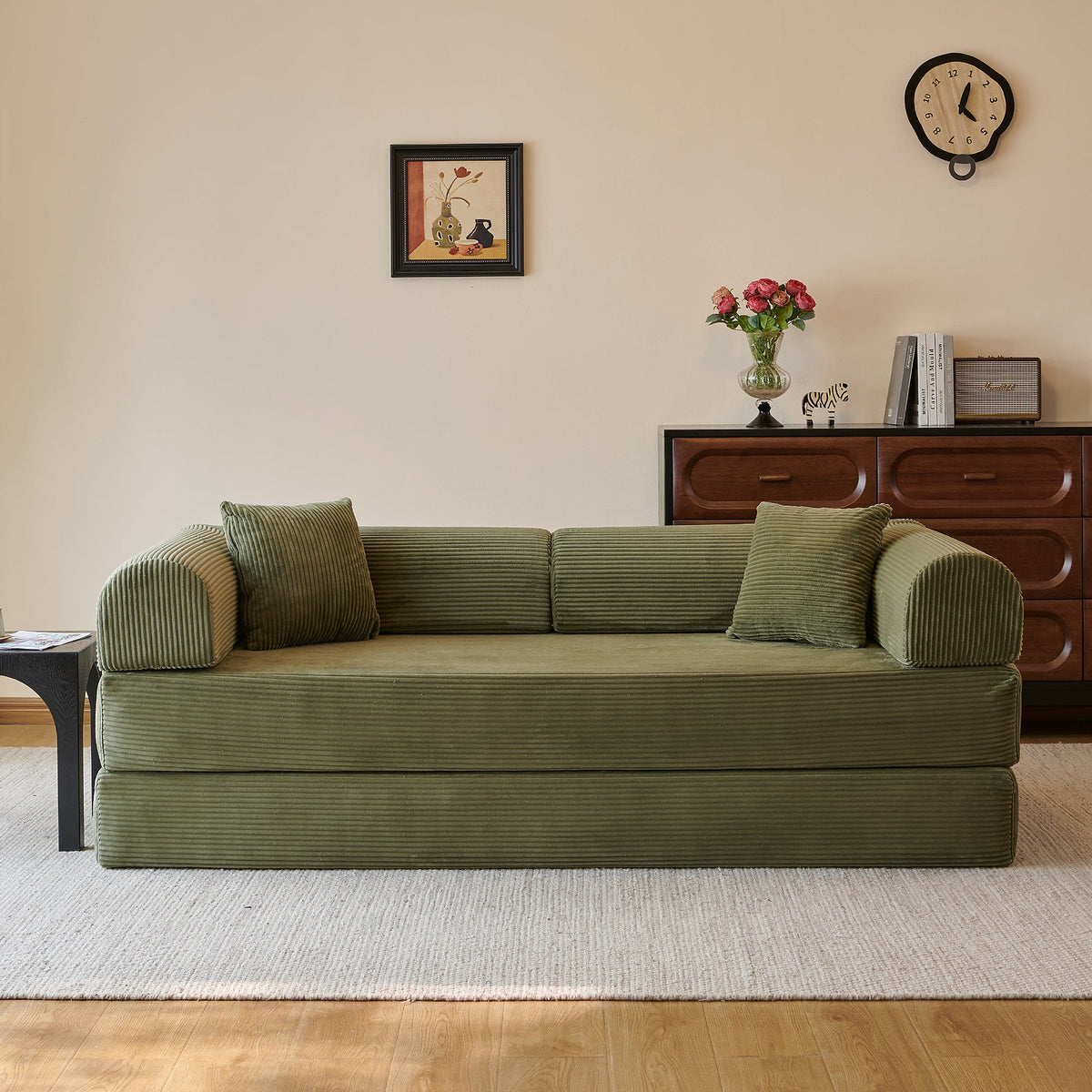 78.8" Compression Sofa - Convertible Floor Sofa Bed