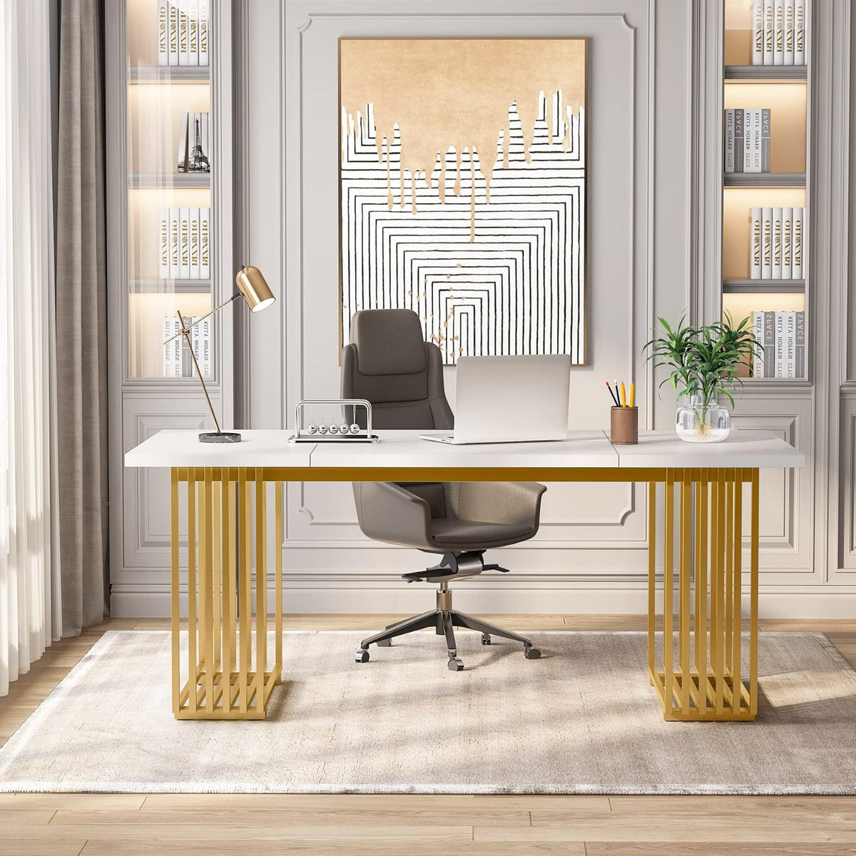 70.9” Modern Executive Desk, Large