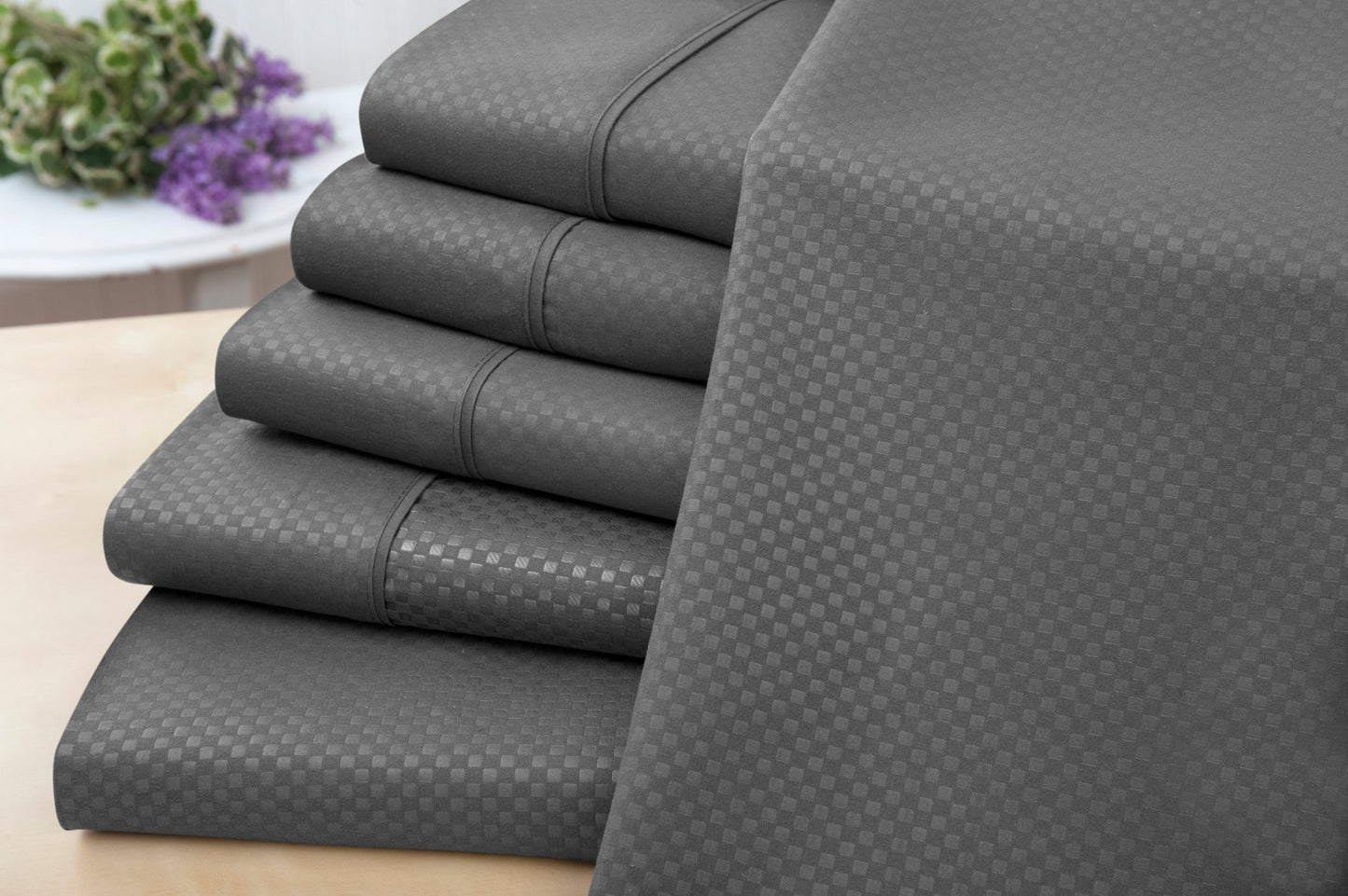 US Army 6 Piece Embossed Microfiber Check Sheet Set