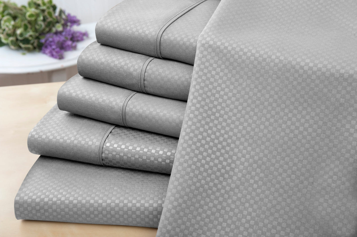 US Army 6 Piece Embossed Microfiber Check Sheet Set