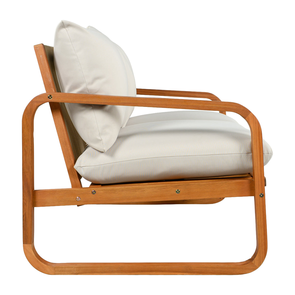 4-Piece Acacia Wood Outdoor Patio Furniture Set