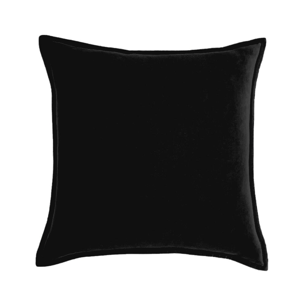 Square Cotton Velvet Throw Pillow (With insert)  size 18"x18"
