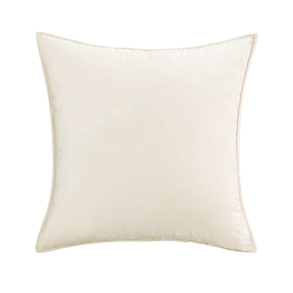Square Cotton Velvet Throw Pillow (With insert)  size 18"x18"