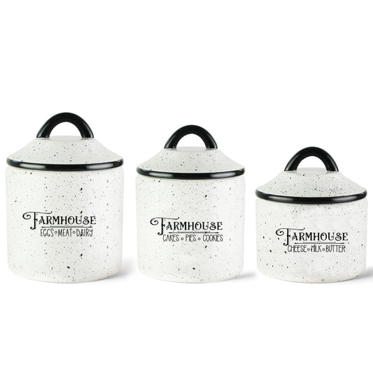 Farm House 3 Piece Canister Set