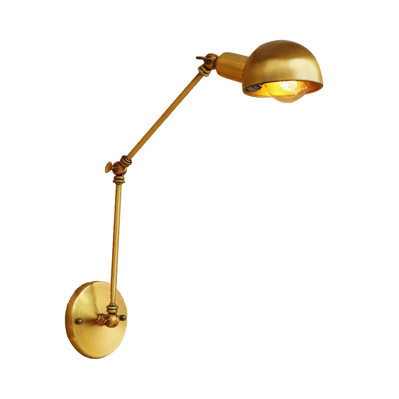 Watson's Industrial Swing Arm: Brass Beauty for Focused Light (1-Light Sconce)