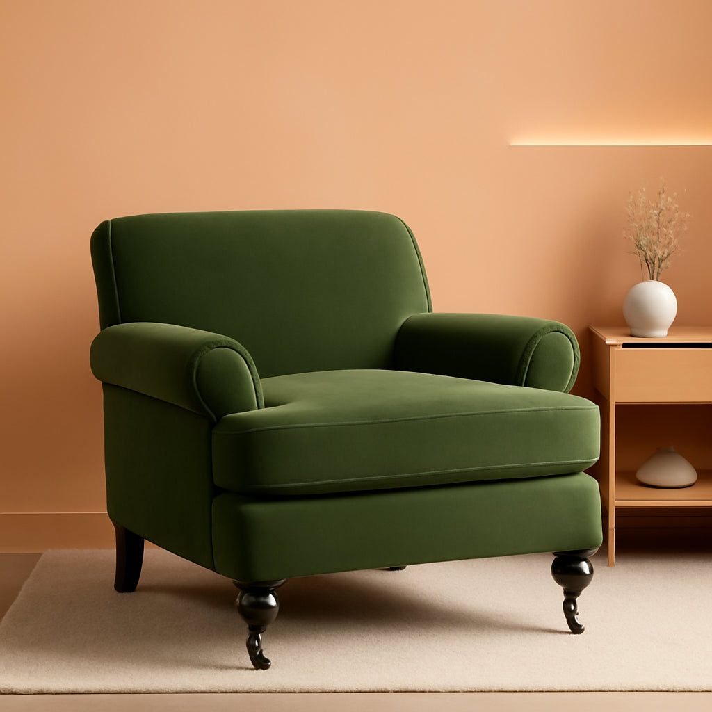 Large Upholstered Living Room Accent Chair Comfort