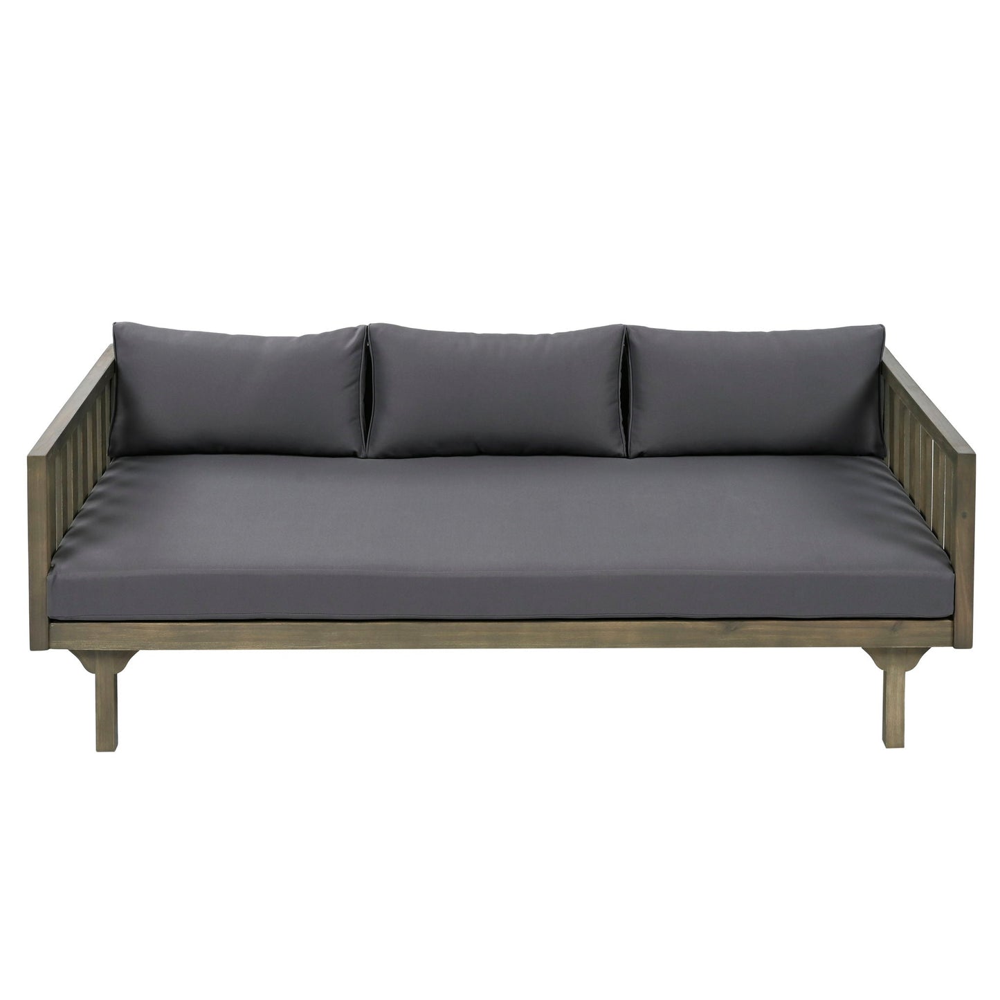 Claremont 3 Seater Daybed Teak Acacia Wood Water Resistant Cushions