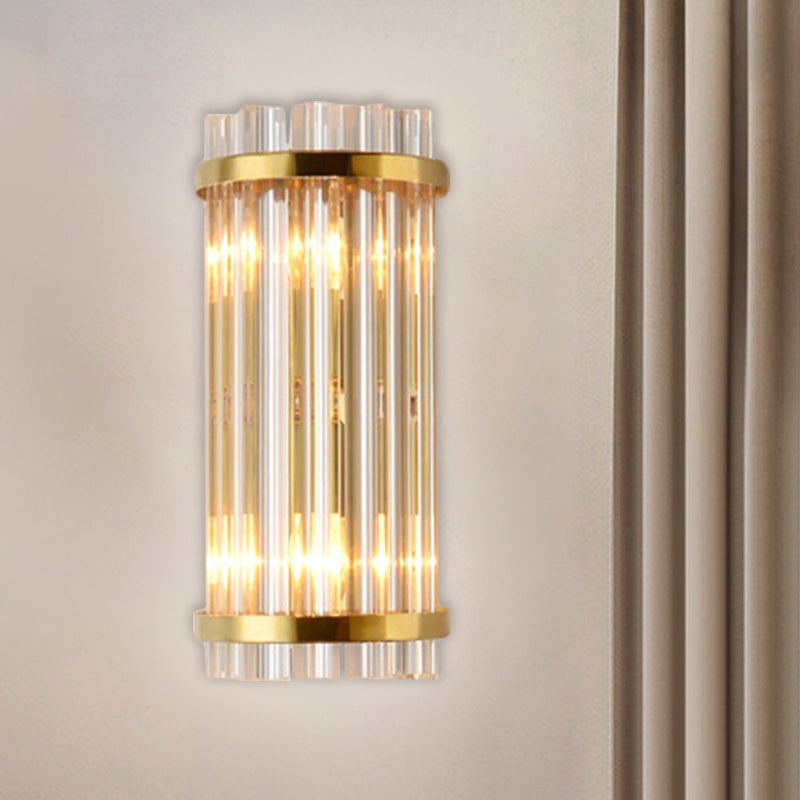 Elara's Modern Gold Crystal Wall Sconce: Elegance Meets Functionality