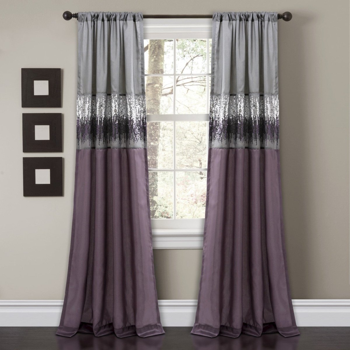 Night Sky Window Curtain (Single Panel)