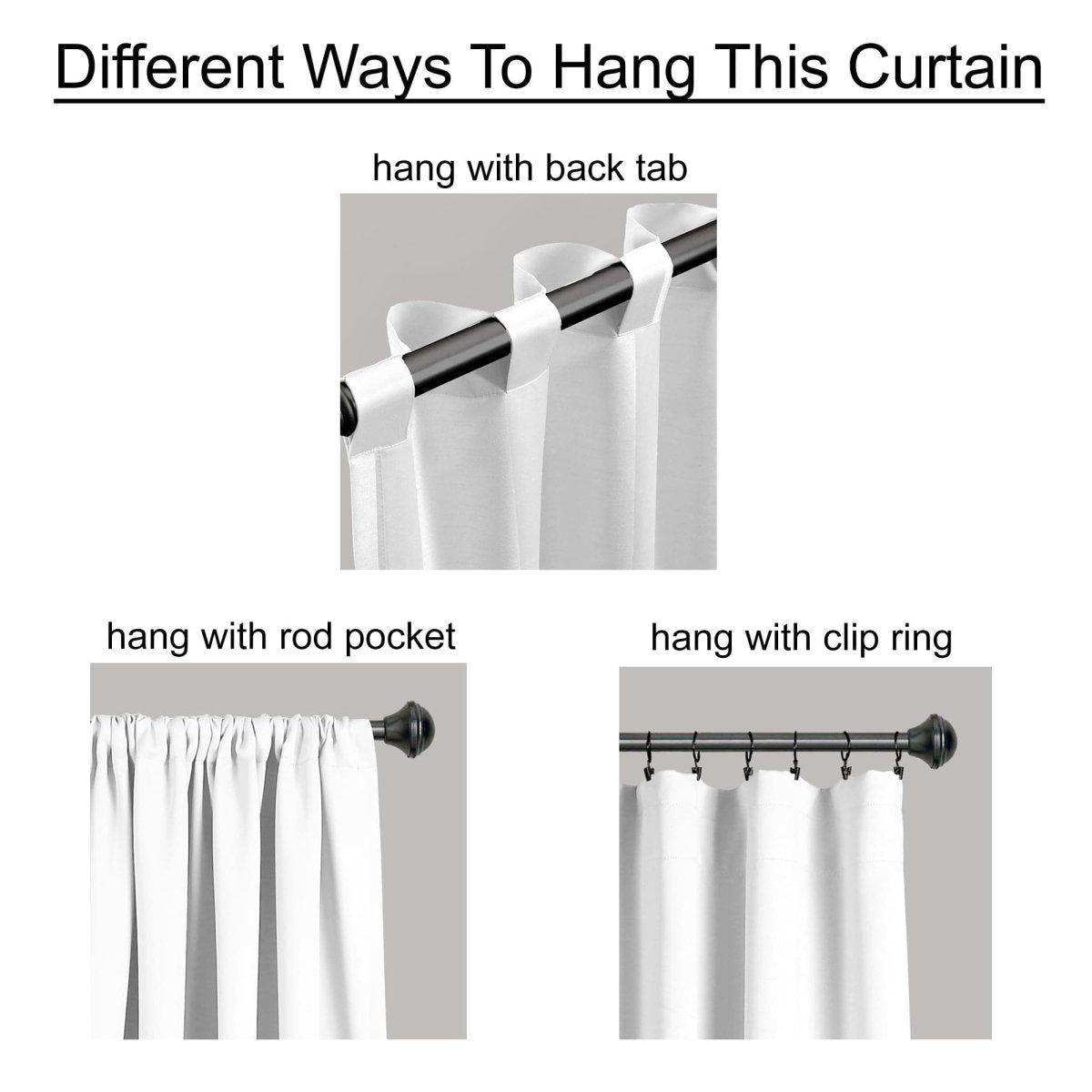 Linen Button Pinched Pleat Window Curtain (Single Panel)