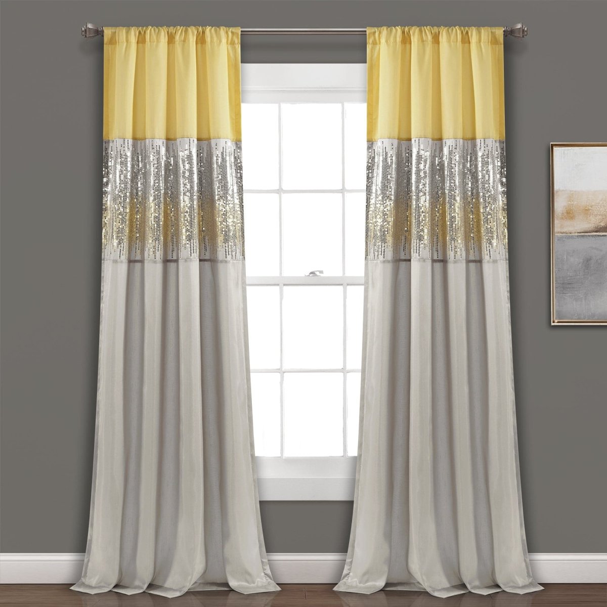 Night Sky Window Curtain (Single Panel)