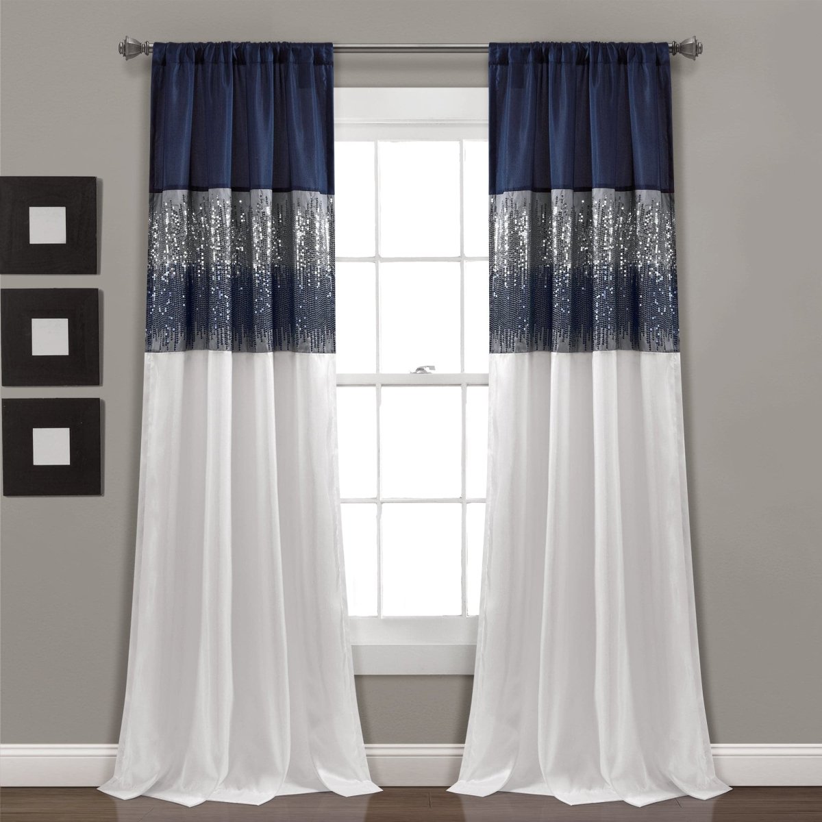 Night Sky Window Curtain (Single Panel)