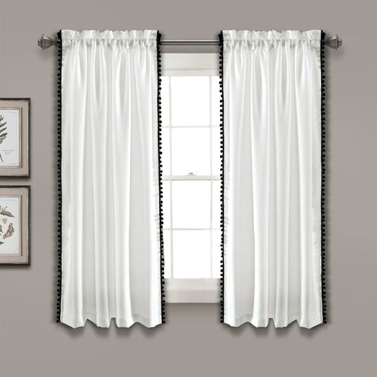 Pom Pom Window Curtain (Single Panel)