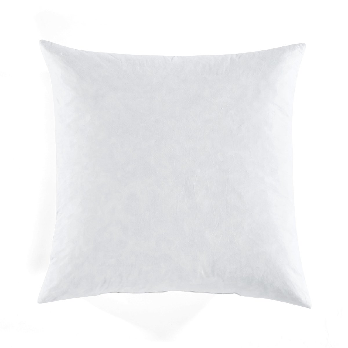 Feather Down in Cotton Decorative Pillow Insert in square shape, perfect for decorative pillow covers.