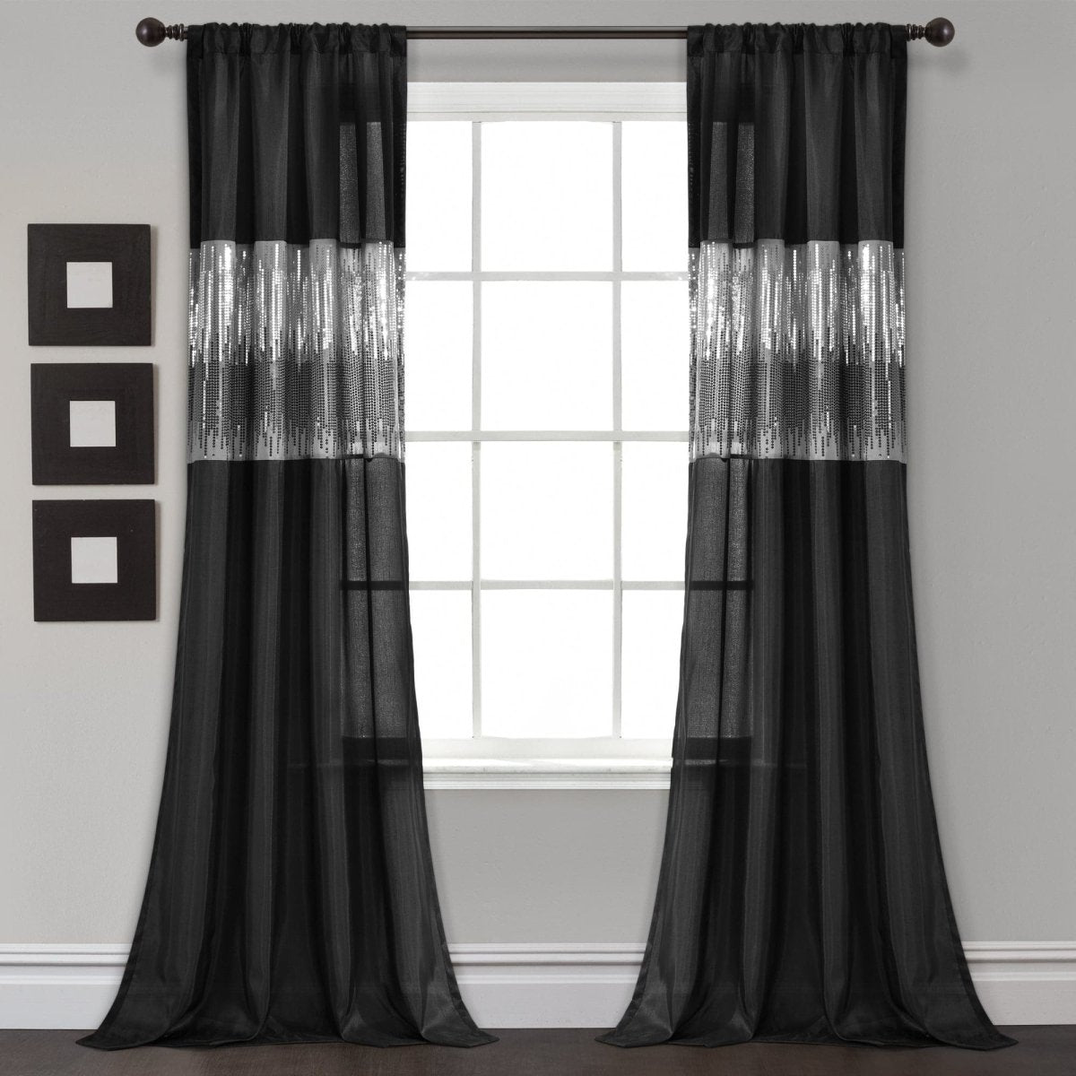 Night Sky Window Curtain (Single Panel)