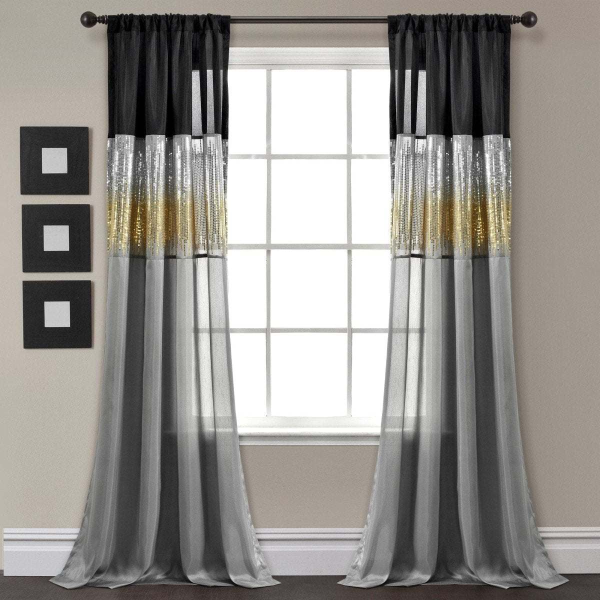 Night Sky Window Curtain (Single Panel)
