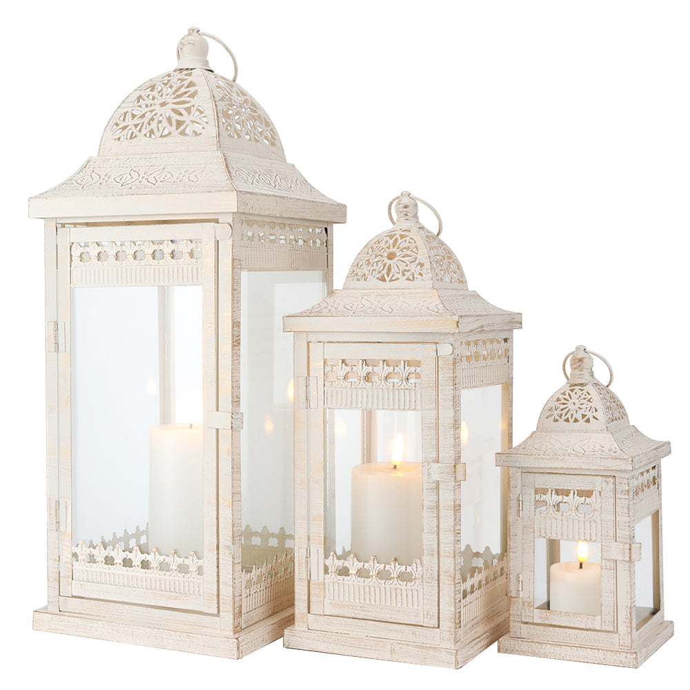 20"&14.5"&9.5" High Vintage Style Hanging Lantern
