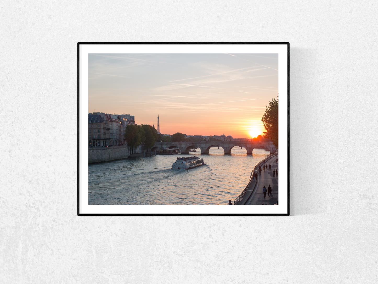 Sunset on the Seine